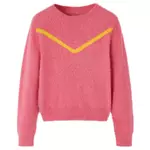 VIDAXL Pull-over tricote pour enfants rose vieux 104