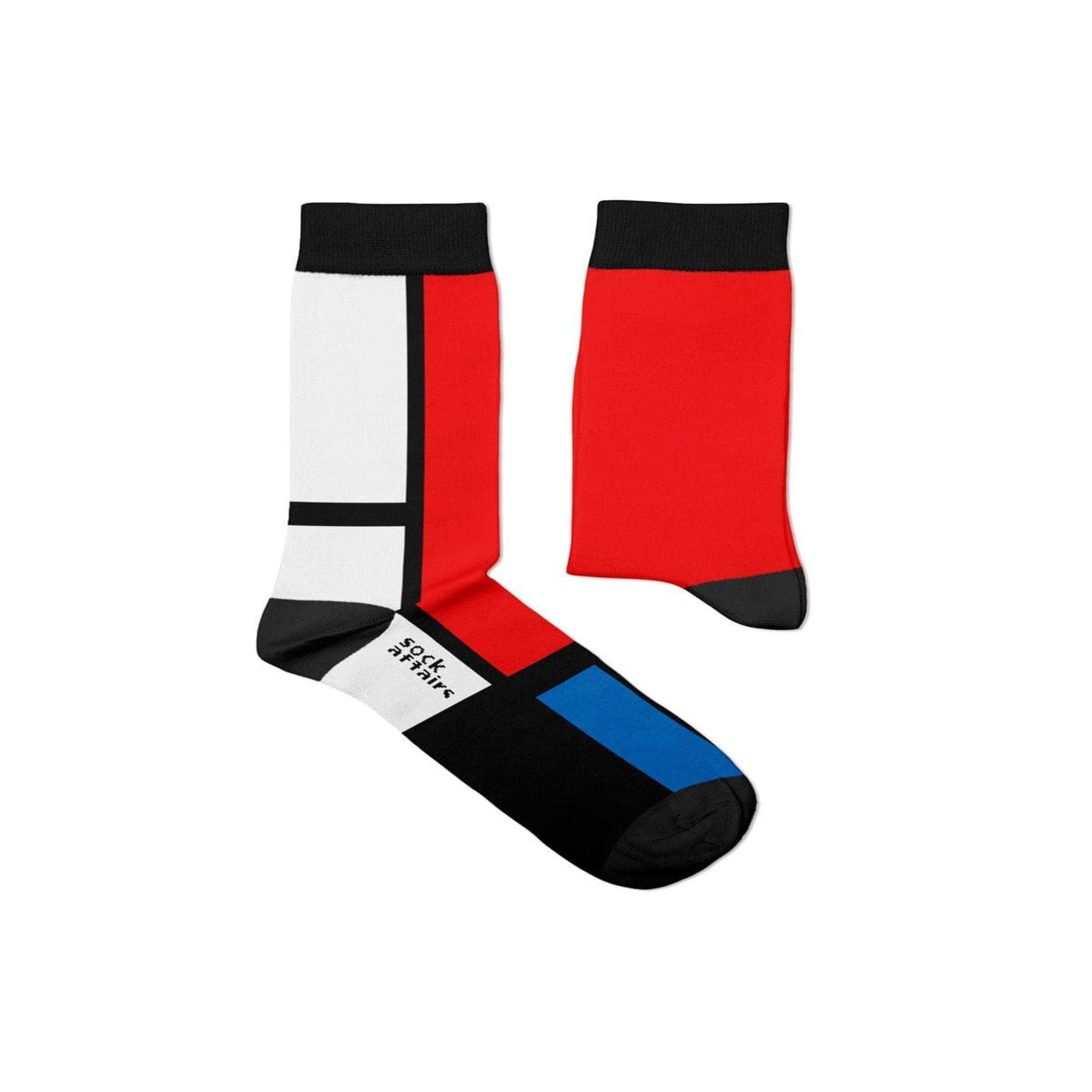 SOCK AFFAIRS Chaussettes composition ii, mondrian. Coloris disponibles : Multicolore
