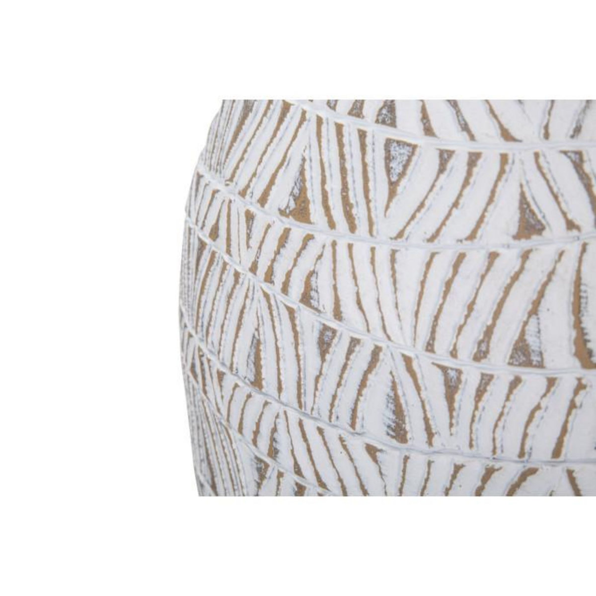 Paris Prix Vase Déco Abstrait  Nairobi  46cm Blanc