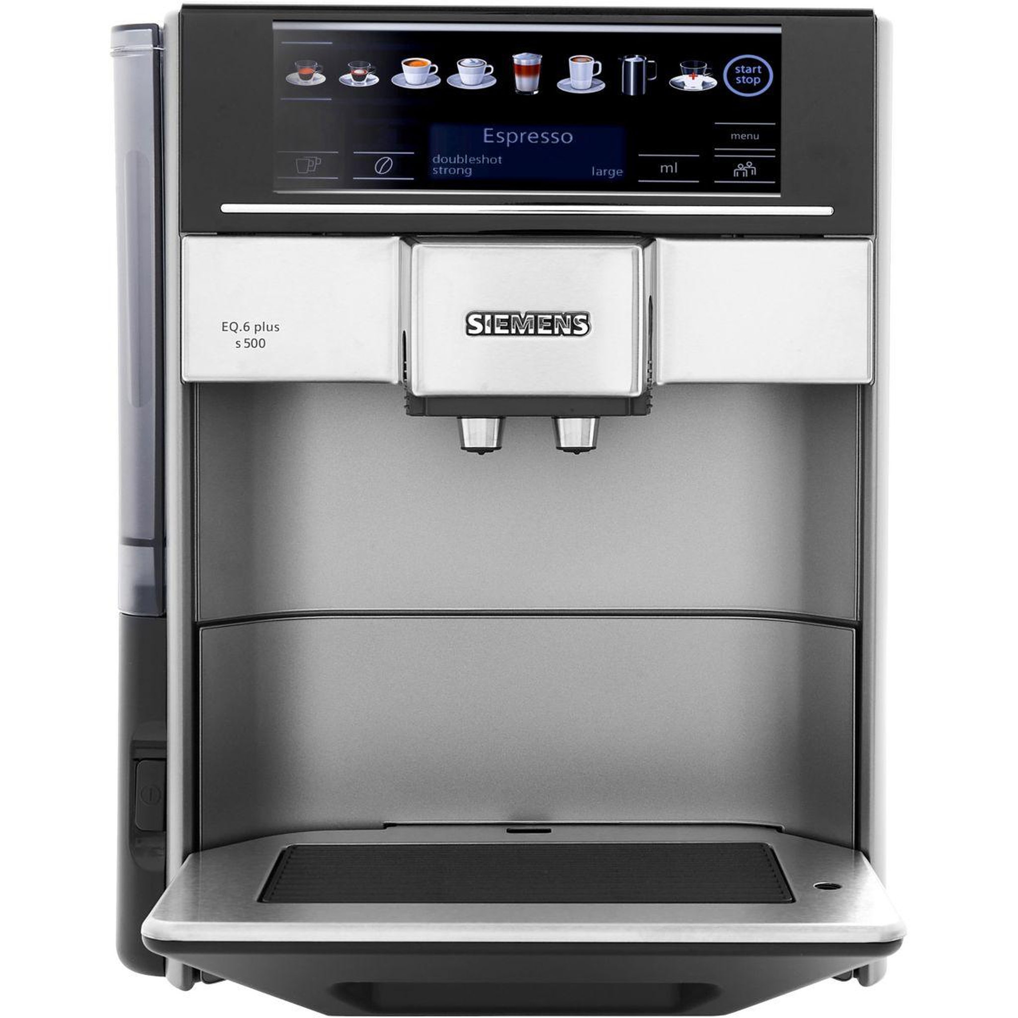 Voir la diapositive 2 : Siemens Expresso Broyeur TE655203RW
