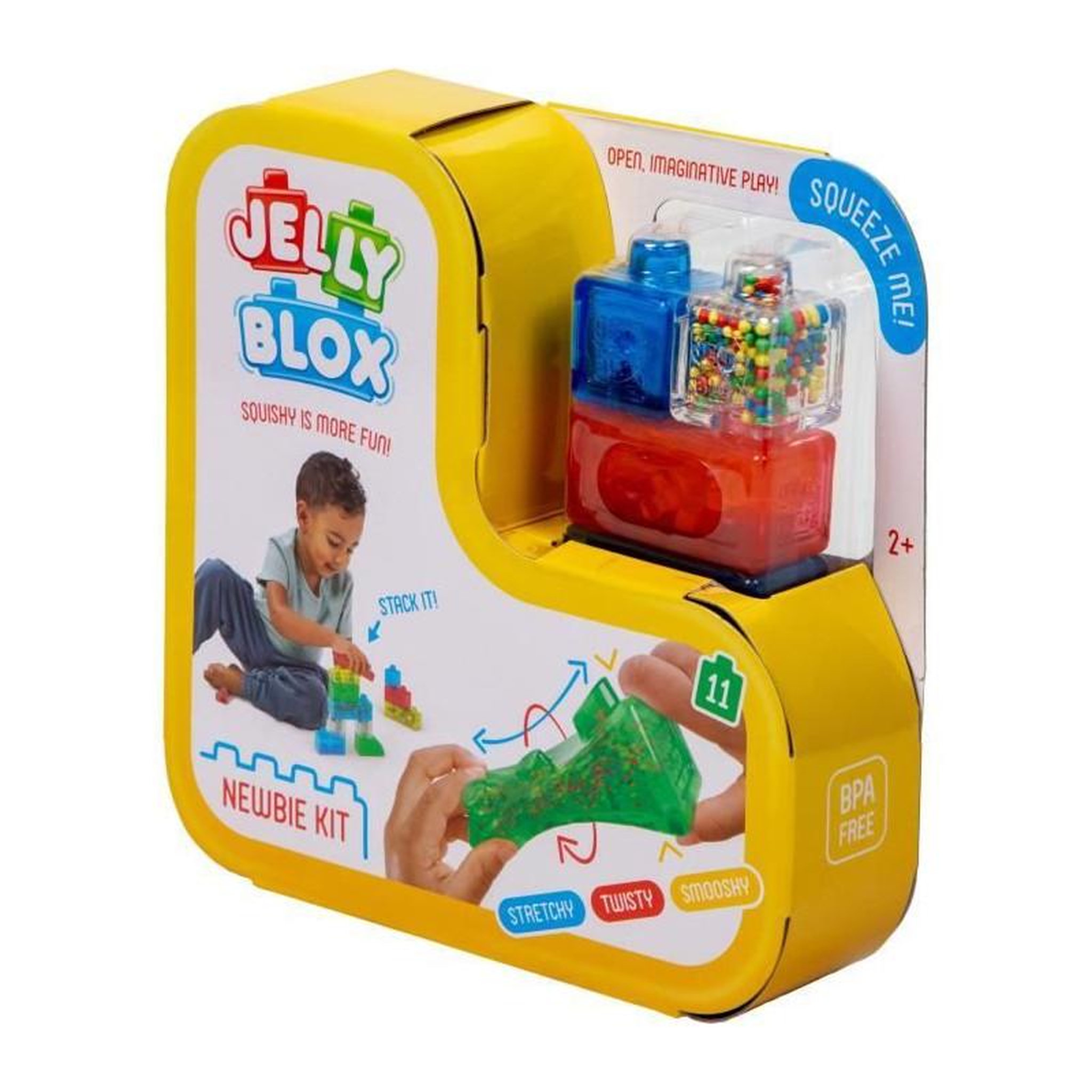 Voir la diapositive 3 : GOLIATH Jeu de construction - GOLIATH - Jelly Blox Newbie Kit - Blocs souples et tactiles des 2 ans