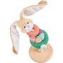 Voir la diapositive 3 : Hape Lapin à empiler en bois et tissu - Jouet éducatif pour le développement des enfants