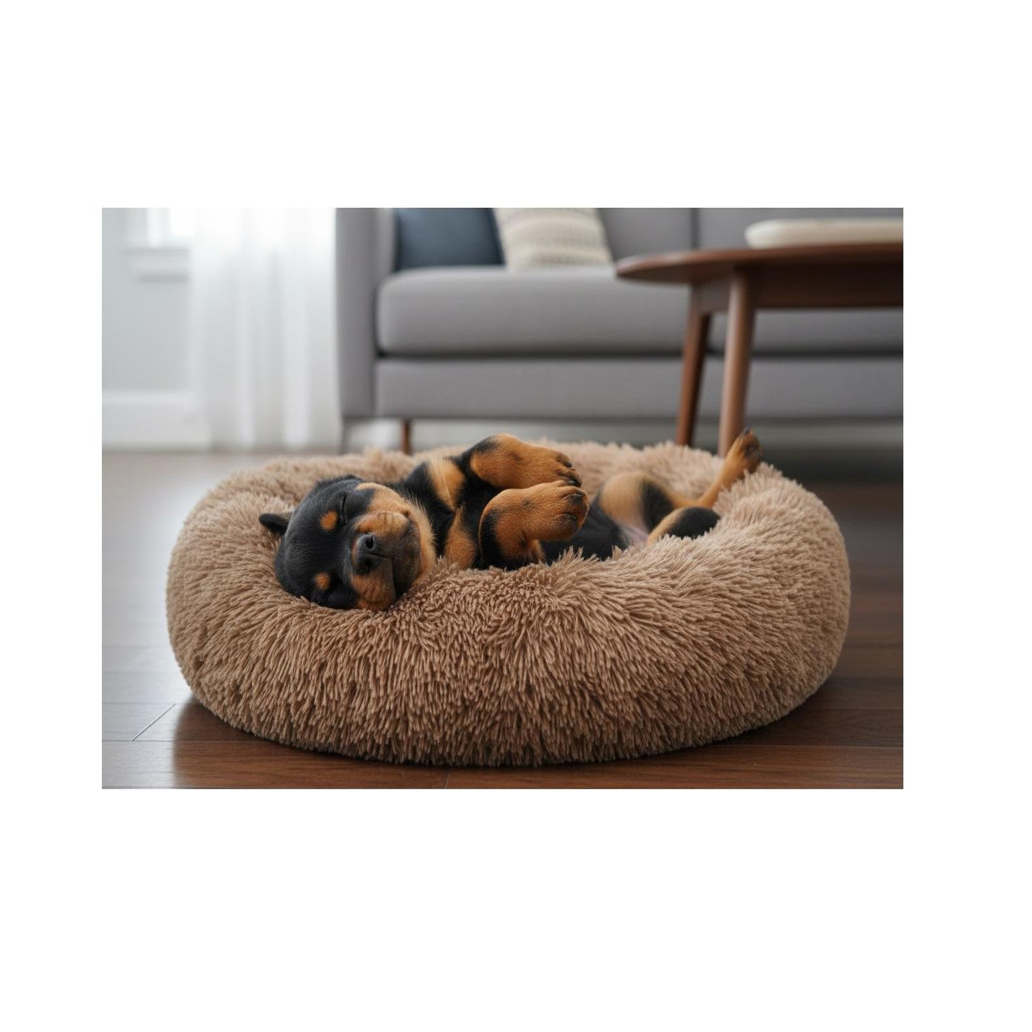 Voir la diapositive 2 : Eden Panier rond ultra doux krem