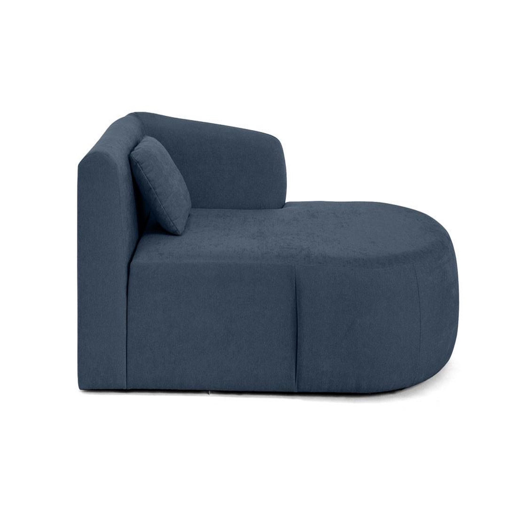 Voir la diapositive 4 : LISA DESIGN Ikare - module d'assise méridienne droit - en tissu