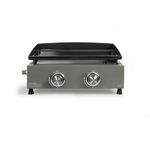 LIVOO Plancha gaz 5000w plaque acier émaillé 45.5x35.5cm - DOC323