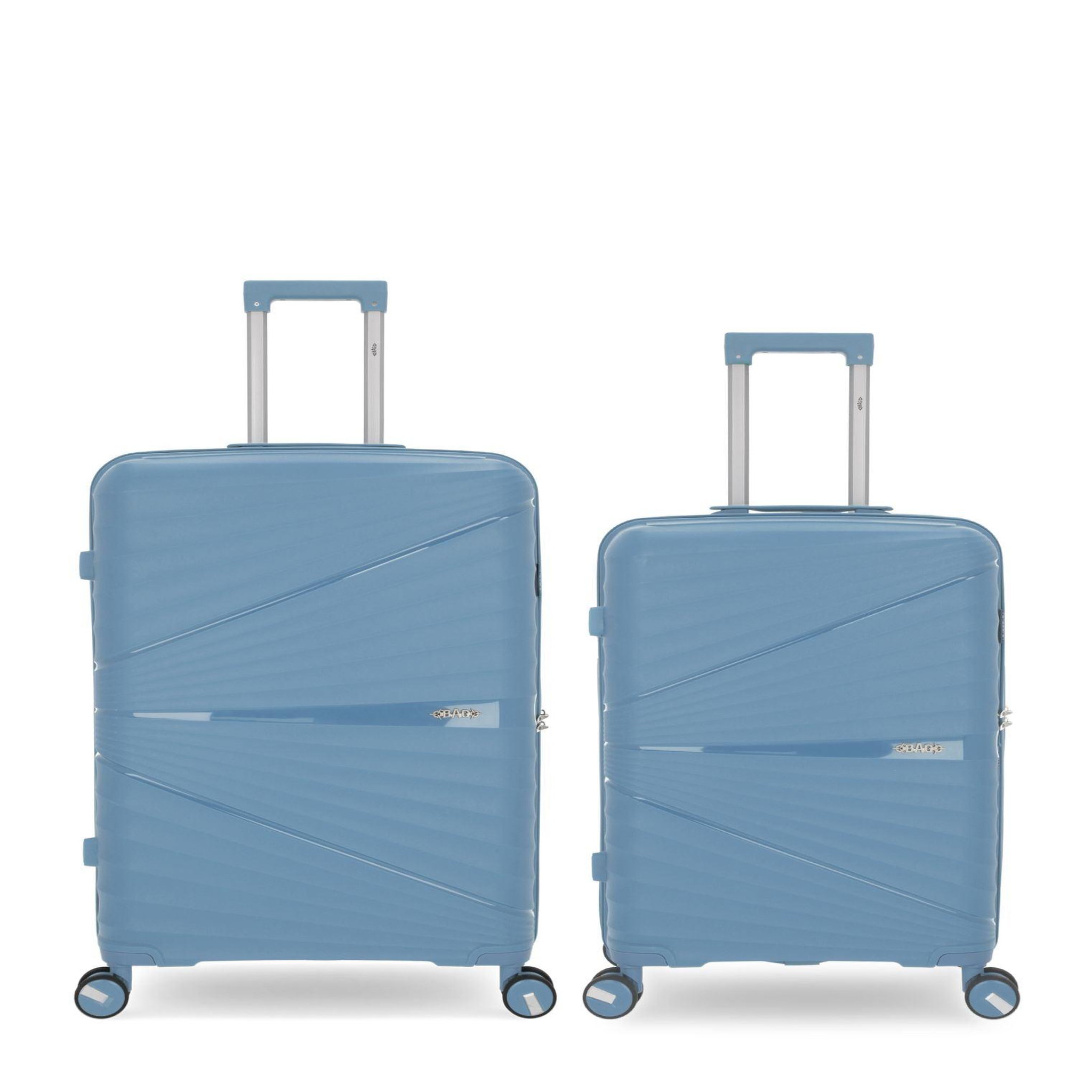 OBAGO OBAGO - LOT DE 2 - Valises grand format et weekend VELA. Coloris disponibles : Vert, Marron, Bleu, Rose