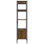 Voir la diapositive 5 : VIDAXL Etagere a 5 niveaux armoire 80x40x163cm Acier bois d'ingenierie
