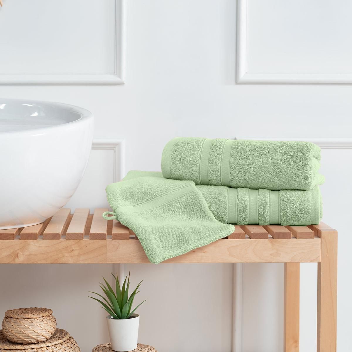 Sensei Maison Ensemble de bain 3 pièces 600 g/m² SENSILK