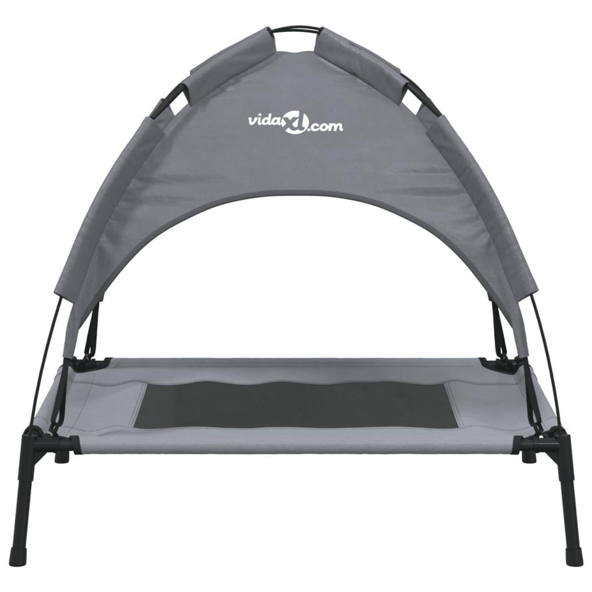Voir la diapositive 4 : VIDAXL Lit pour chien avec auvent anthracite tissu Oxford et acier