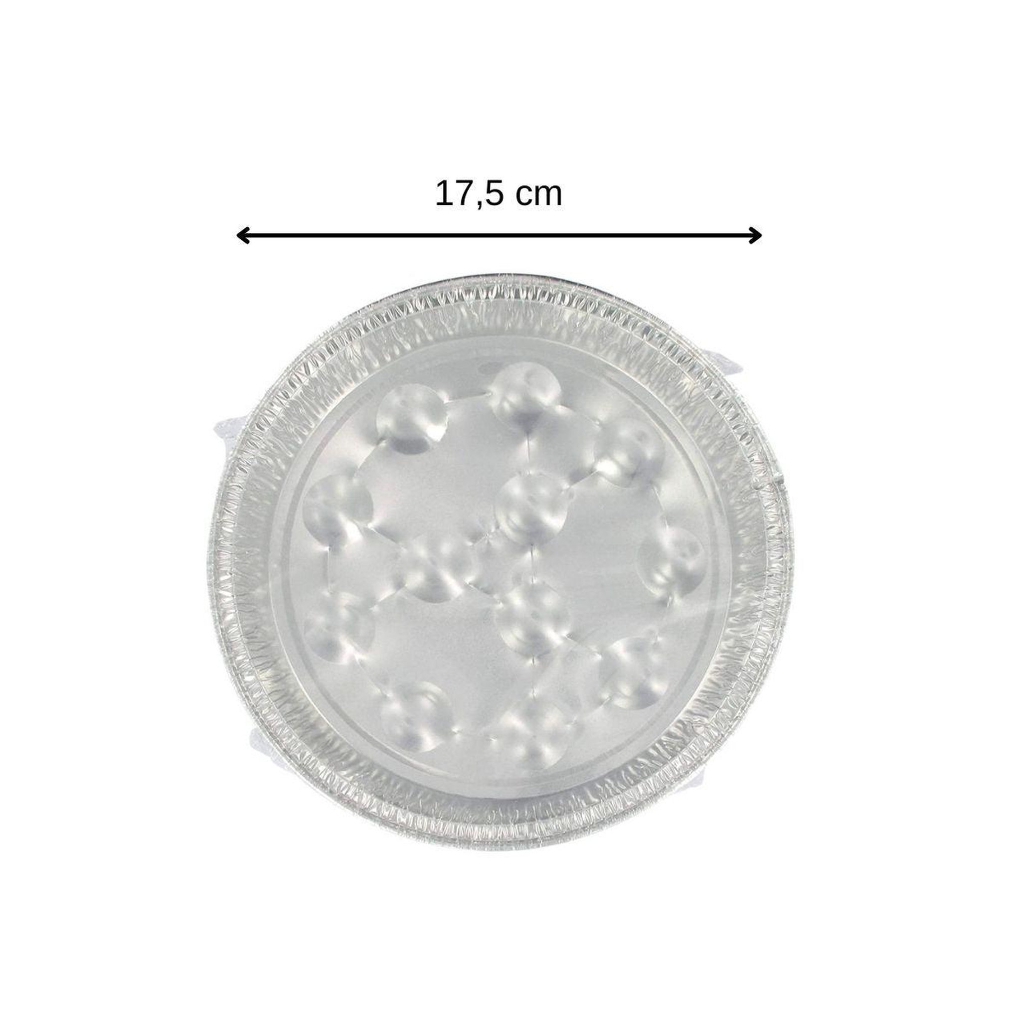 Voir la diapositive 3 : Fackelmann Lot de 2 packs de 10 plats à escargots en aluminium 17,5 cm fackelmann