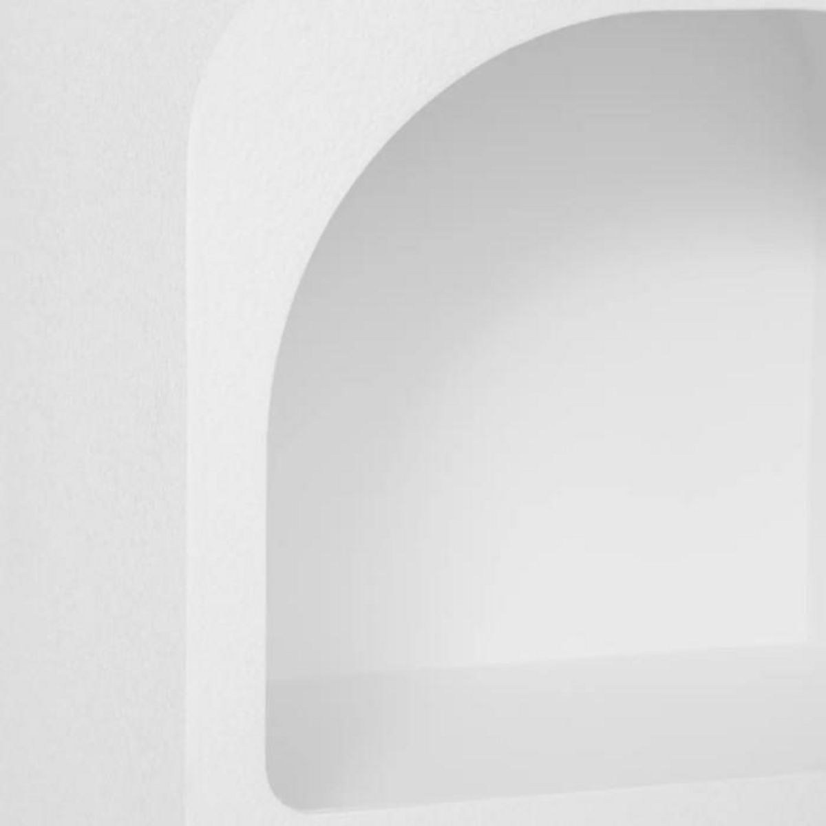 ATMOSPHERA Table de Chevet Design  Soleya  55cm Blanc