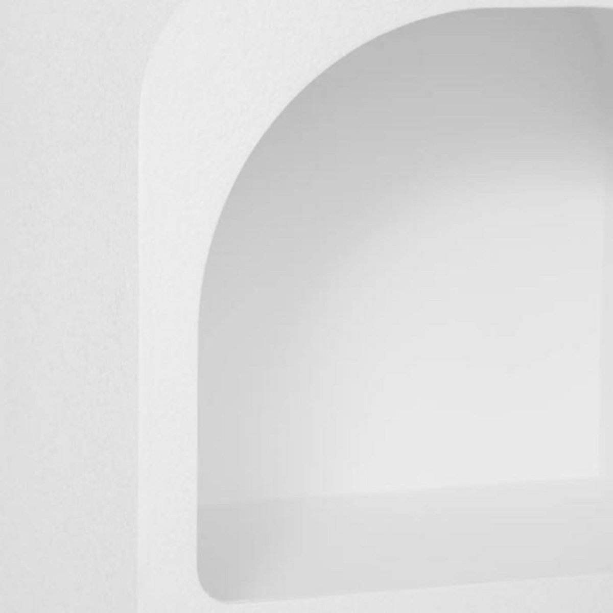 ATMOSPHERA Table de Chevet Design  Soleya  55cm Blanc