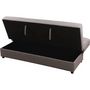 Voir la diapositive 2 : Habitat et Jardin Canapé Clic-Clac  Enzo  - 185 x 84 x 85 cm - 3 places - Gris