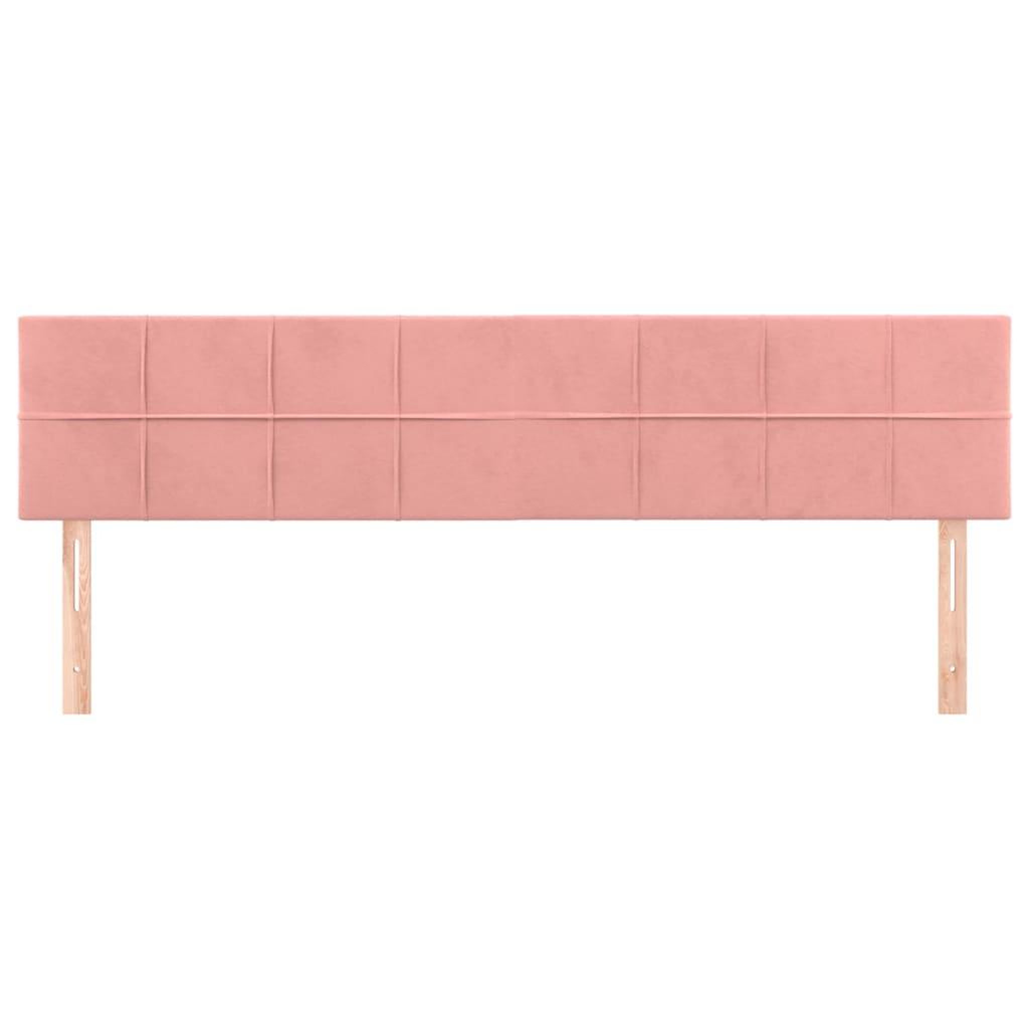 Voir la diapositive 3 : VIDAXL Tetes de lit 2 pcs Rose 80x5x78/88 cm Velours