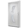 Voir la diapositive 3 : VIDAXL Porte d'entree Blanc 98x208 cm PVC