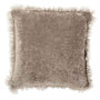 Voir la diapositive 1 : Paris Prix Coussin Déco  Franges  45x45cm Gris