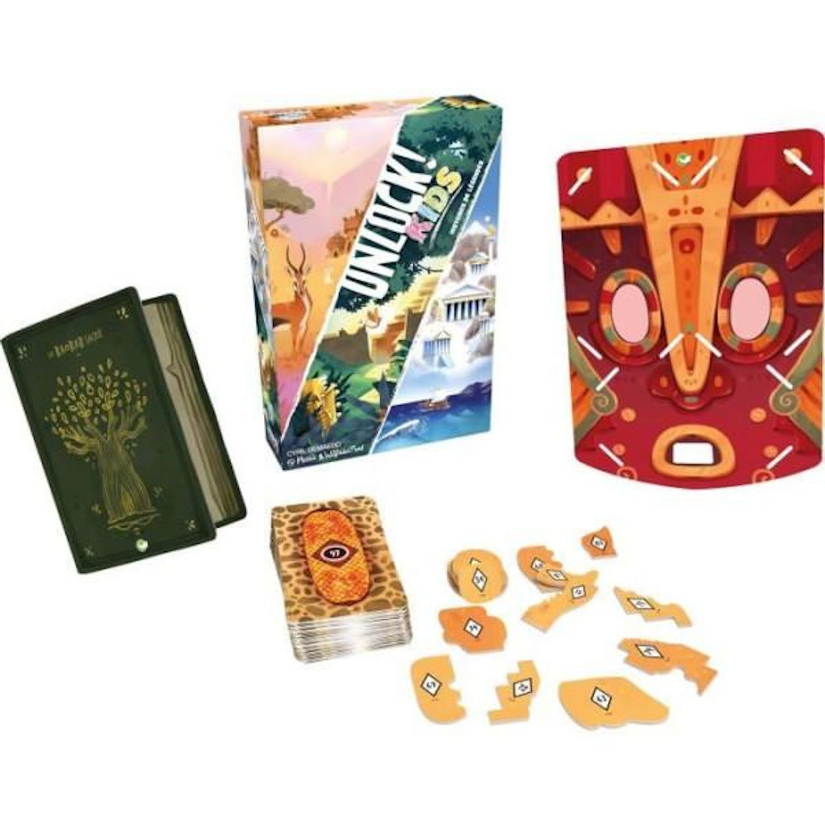 Asmodee Jeu d escape game Asmodee Unlock Kids Histoires de Légendes