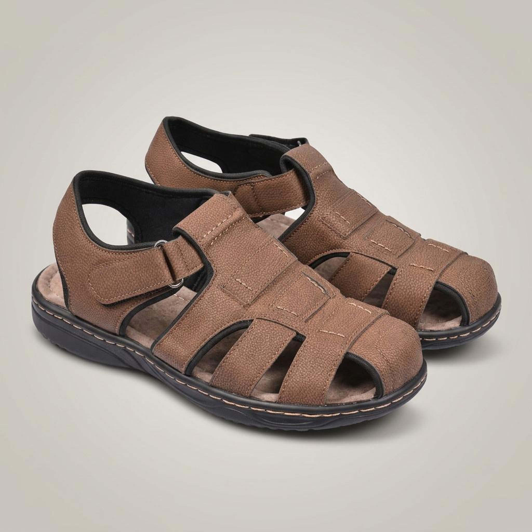 Voir la diapositive 3 : OZABI OZABI Sandales fermees homme confort ete aerées