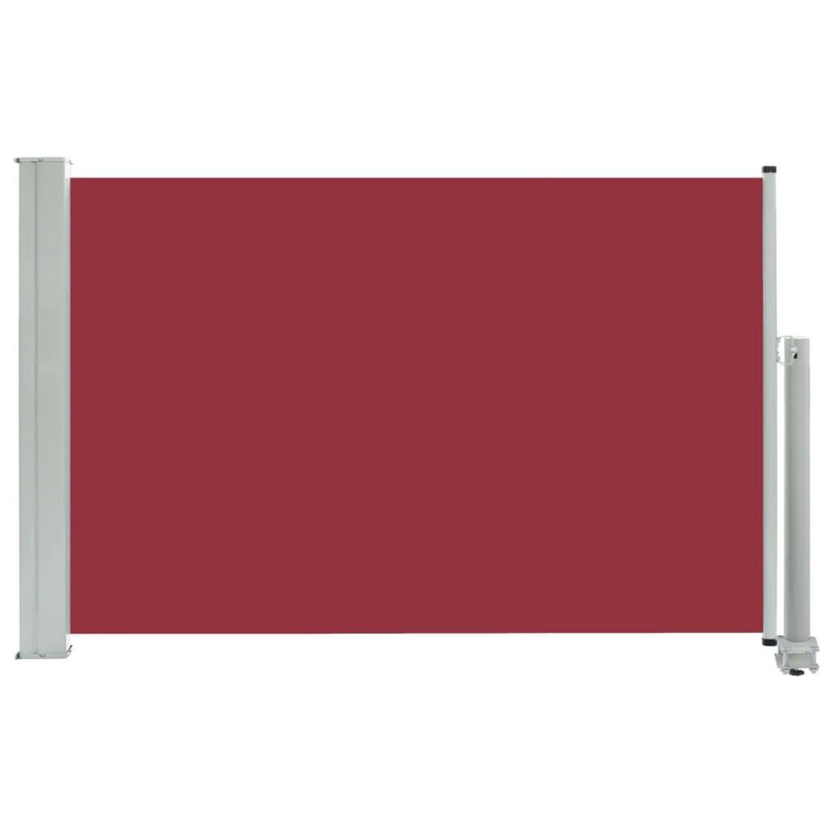 VIDAXL Auvent lateral retractable de patio 60x300 cm Rouge