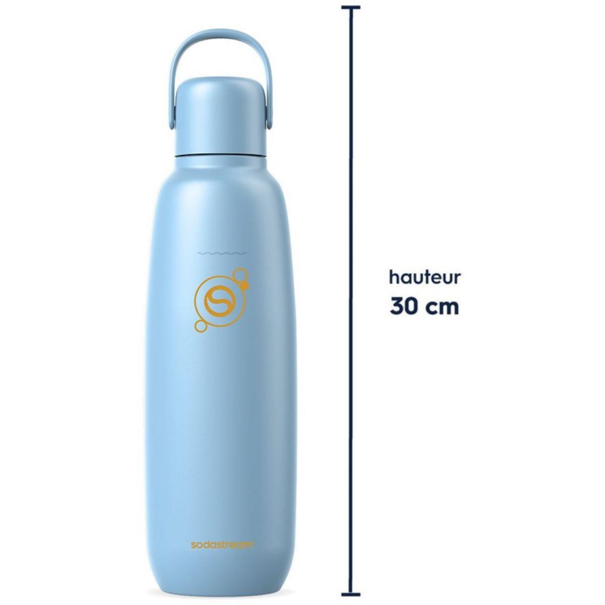 Voir la diapositive 3 : SODASTREAM Bouteille isotherme Fizz & Go Cool bleu ciel