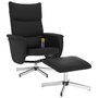 Voir la diapositive 2 : VIDAXL Fauteuil inclinable de massage avec repose-pied noir similicuir