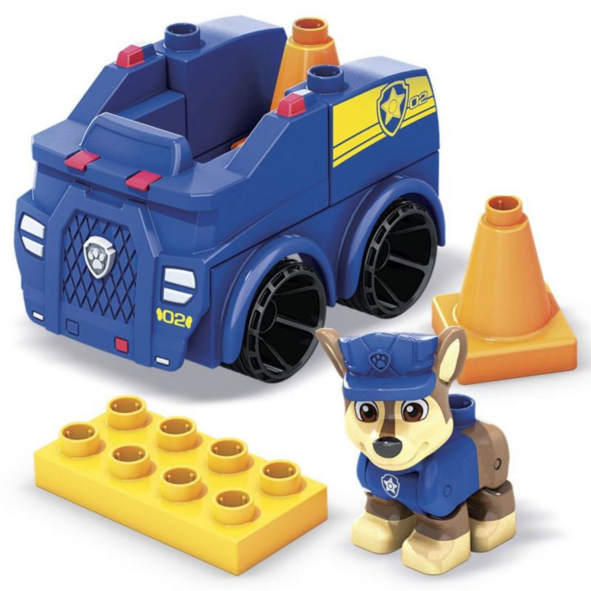 MATTEL Mattel - Mega Bloks Paw Patrol Chase's Patrol Car HDJ33
