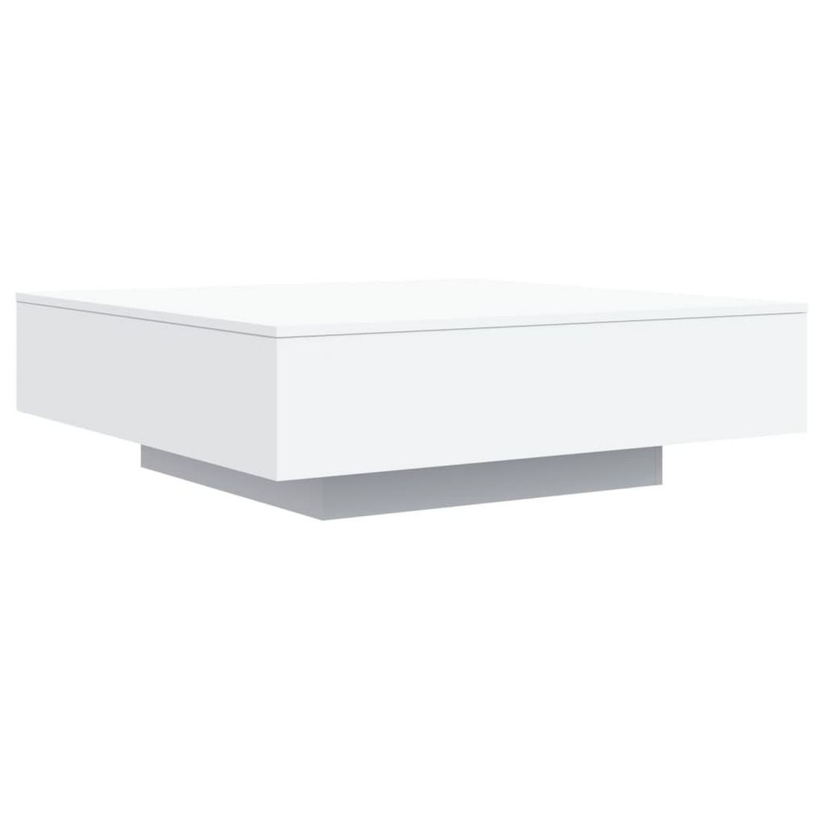 VIDAXL Table basse blanc 100x100x31 cm bois d'ingenierie