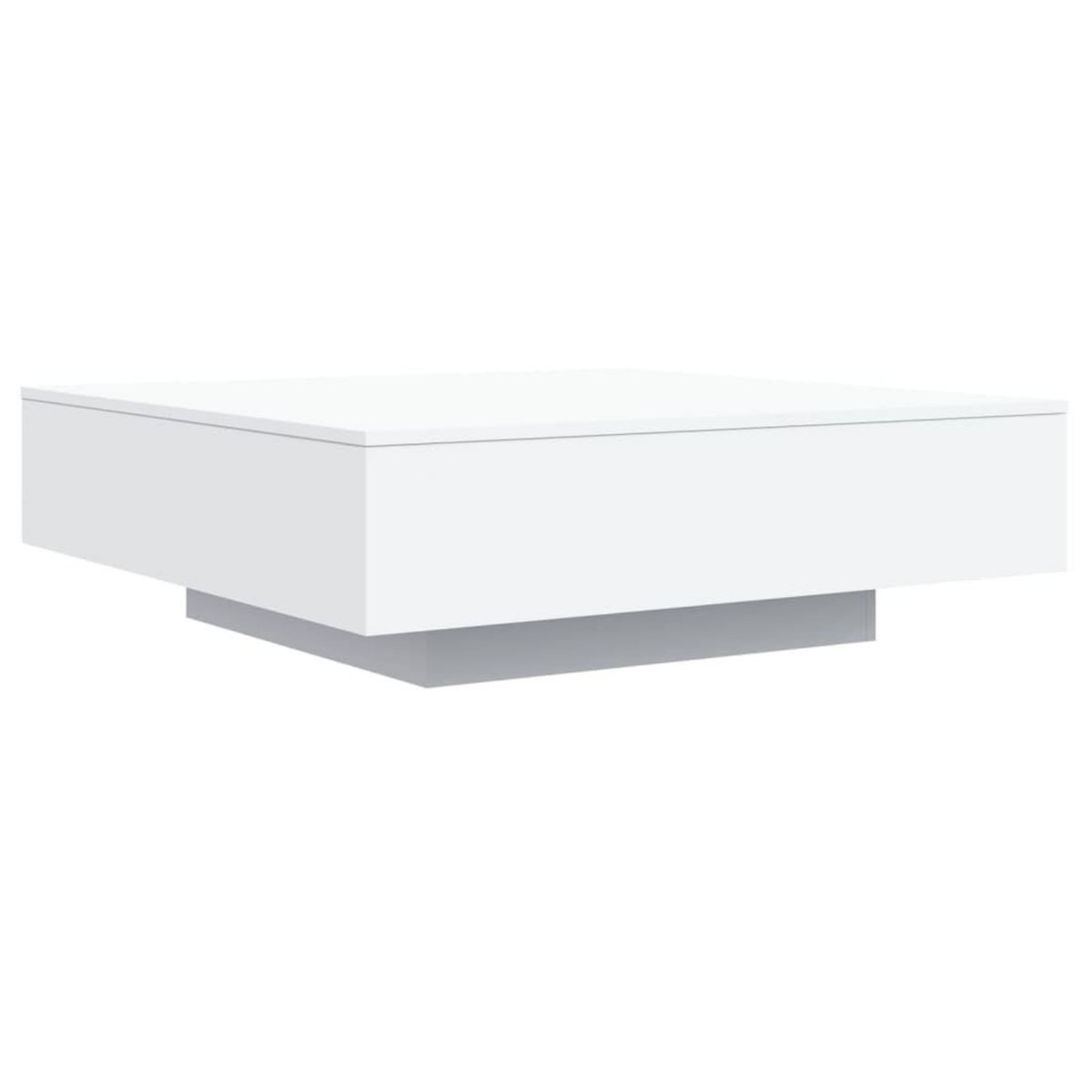 VIDAXL Table basse blanc 100x100x31 cm bois d'ingenierie