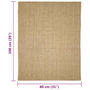 Voir la diapositive 6 : VIDAXL Tapis en sisal pour griffoir 80x100 cm