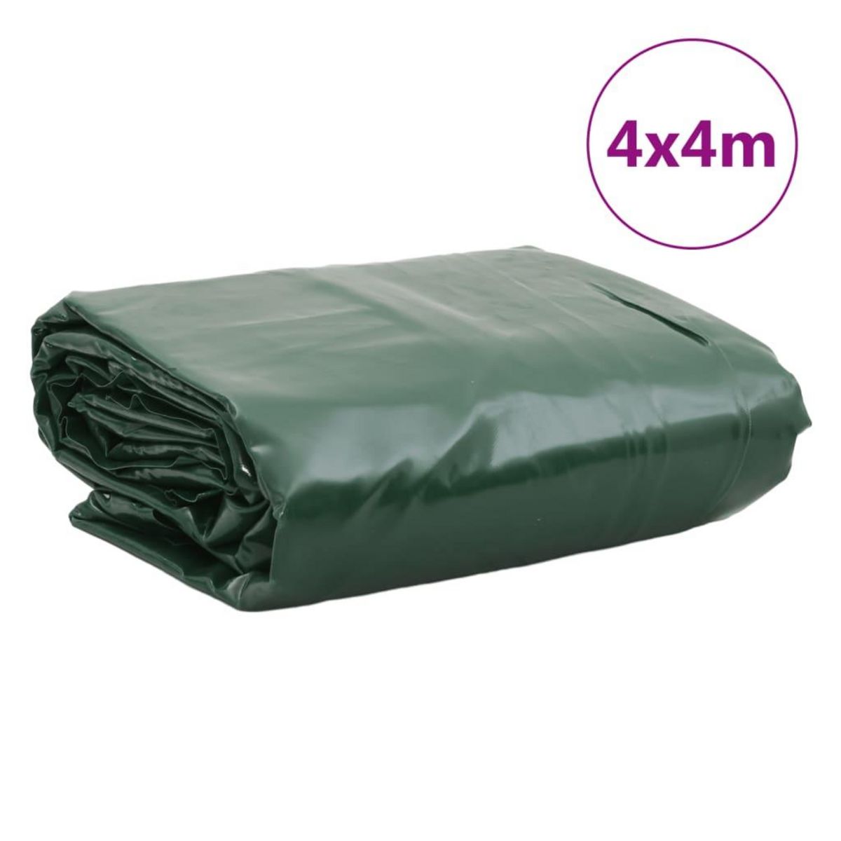 VIDAXL Bache vert 4x4 m 650 g/m²