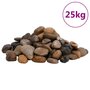 Voir la diapositive 2 : VIDAXL Galets polis 25 kg multicolores 2 5 cm