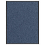 VIDAXL Paillasson bleu 90x120 cm