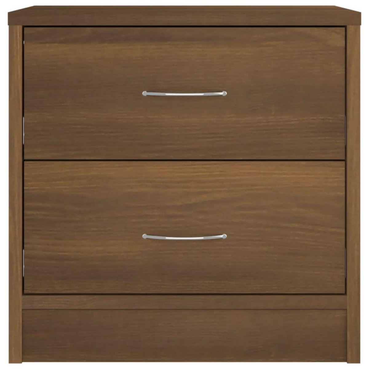 VIDAXL Table de chevet chene marron 40x30x40 cm bois d'ingenierie