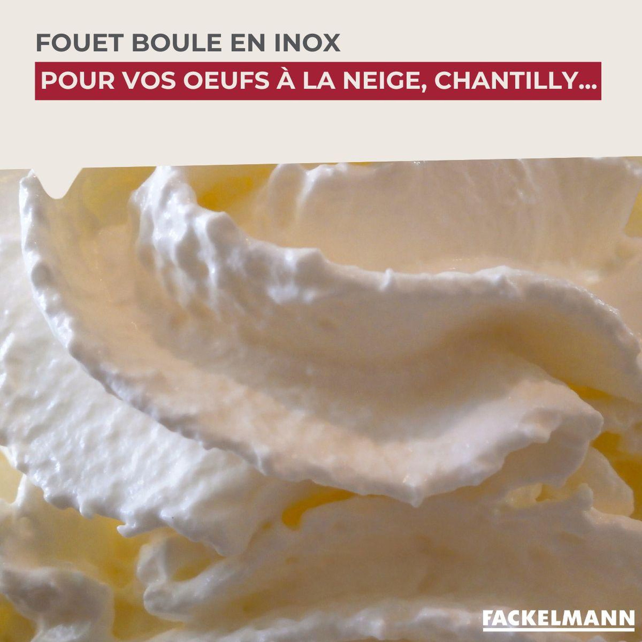Voir la diapositive 4 : Fackelmann Fouet de cuisine et pâtisserie en inox avec bille 26,5 cm fackelmann ovale limited edition