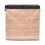 Voir la diapositive 2 : Paris Prix Panier à Linge Double Compartiments  Lou  58cm Naturel