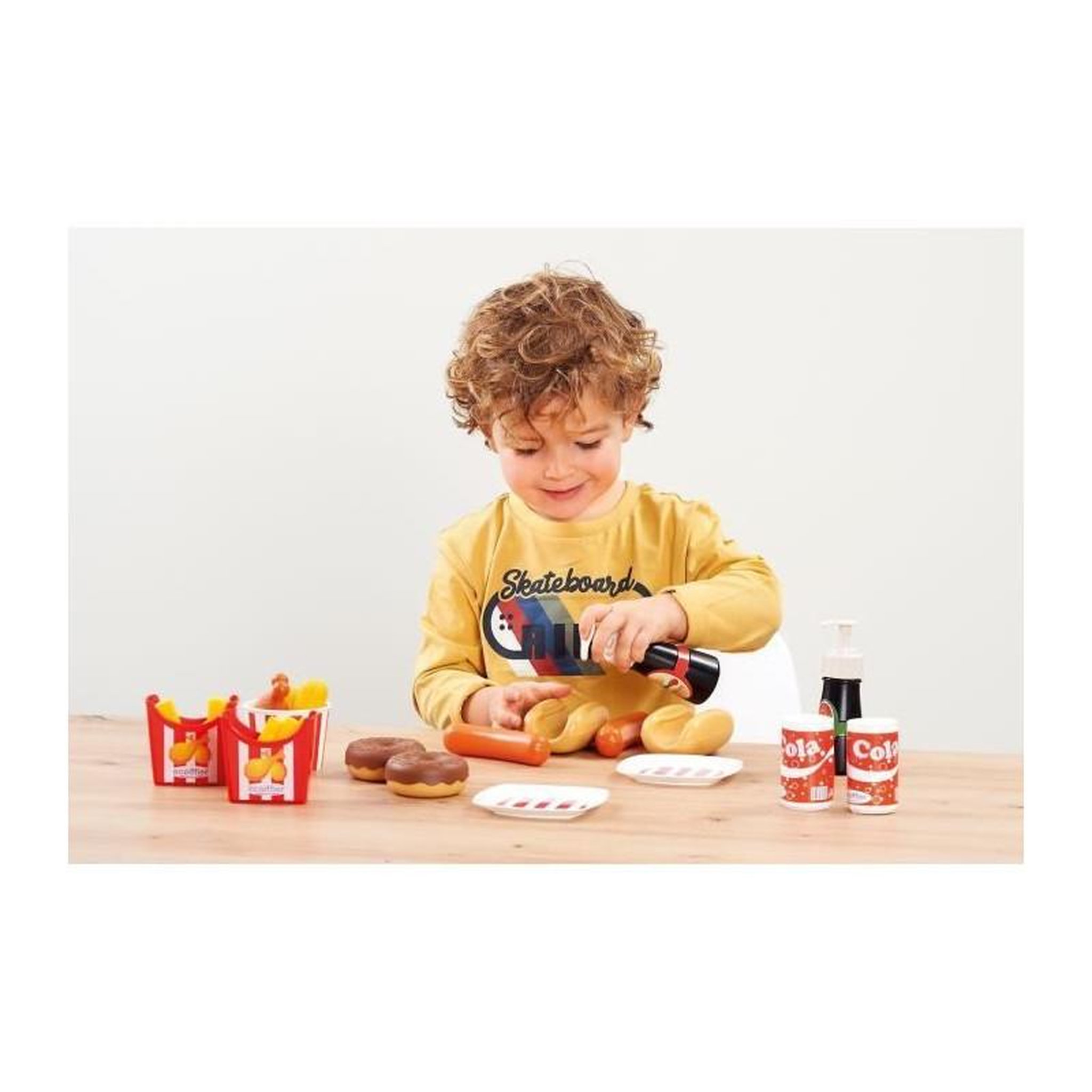 Voir la diapositive 3 : Ecoiffier Coffret hot dog - ECOIFFIER - 2423 - Un menu digne d'un fast-food