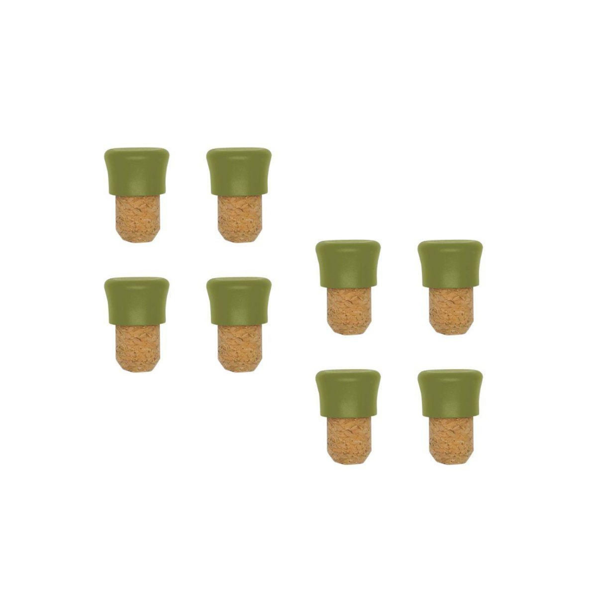 Fackelmann Lot de 8 bouchons en liège Fackelmann Gamme Zéro