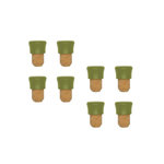 Fackelmann Lot de 8 bouchons en liège Fackelmann Gamme Zéro