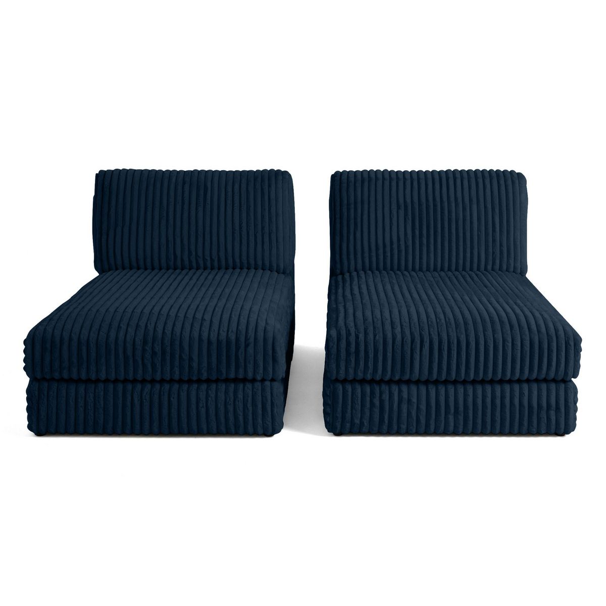 LISA DESIGN Jasper - canapé modulable 3 places - en fausse fourrure côtelée