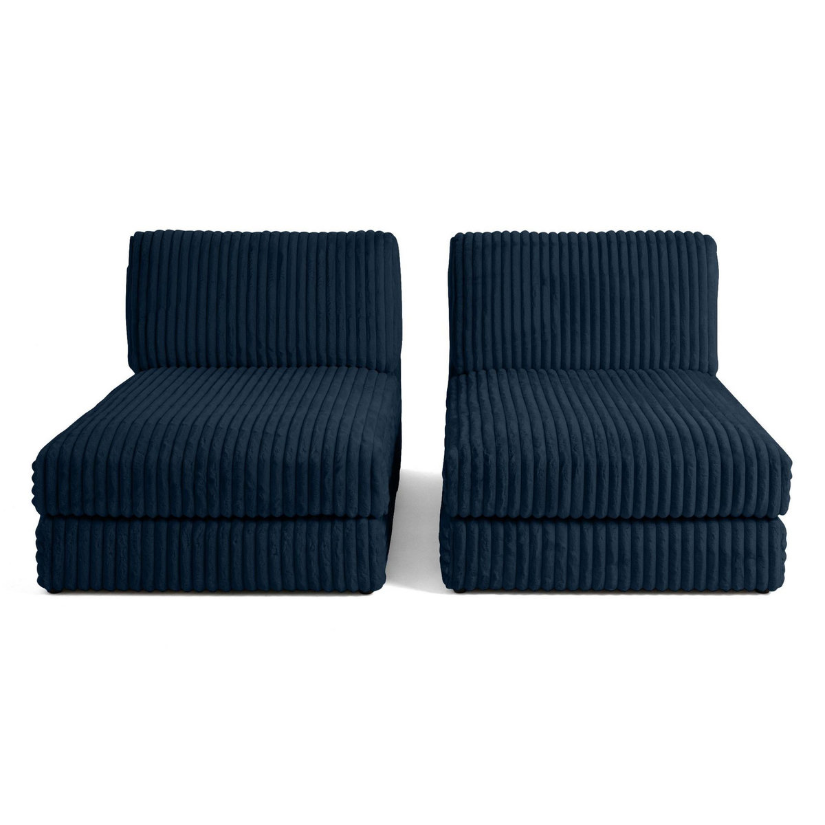 LISA DESIGN Jasper - canapé modulable 3 places - en fausse fourrure côtelée