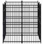 Voir la diapositive 3 : VIDAXL Chenil d'exterieur pour chiens Acier 3,69 m²