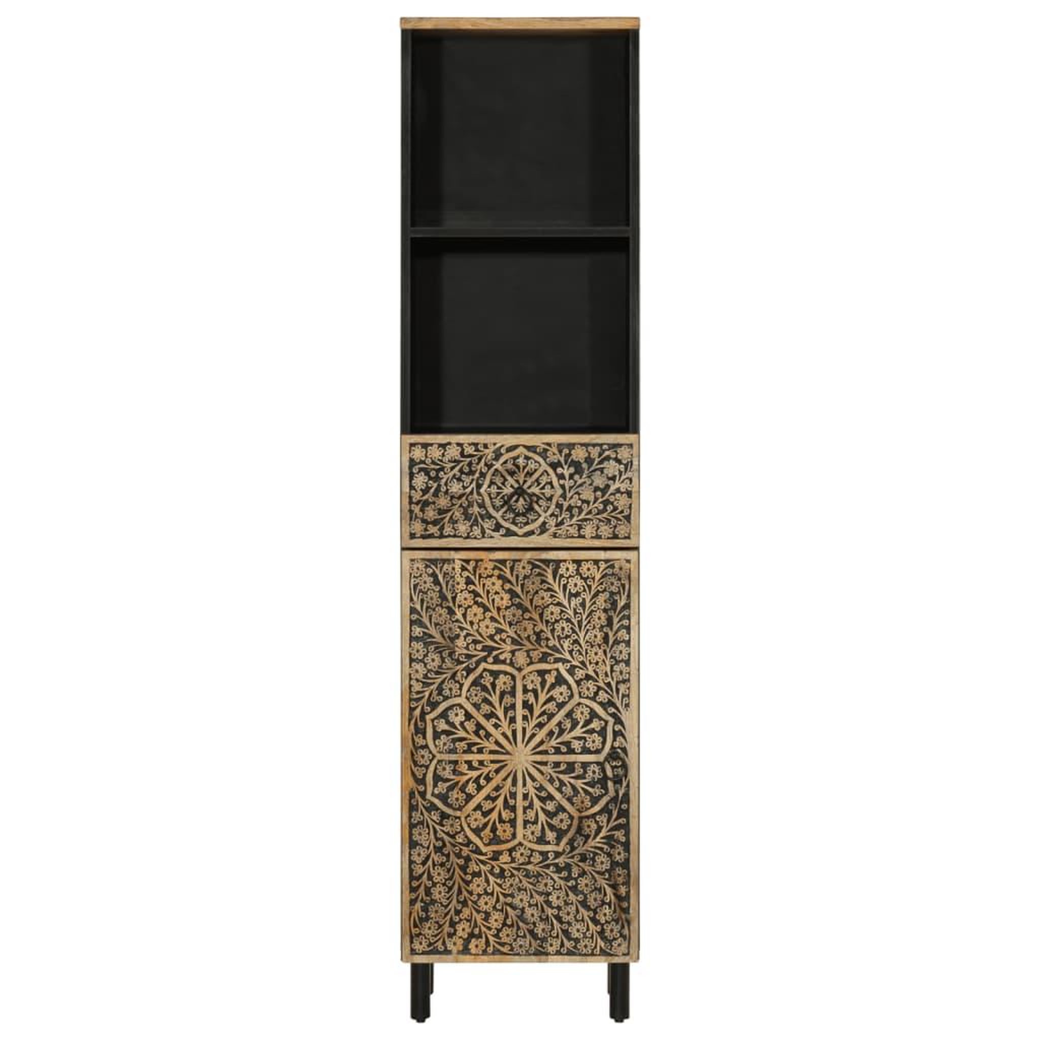 Voir la diapositive 3 : VIDAXL Armoire de salle de bain 38x33x160 cm bois massif de manguier