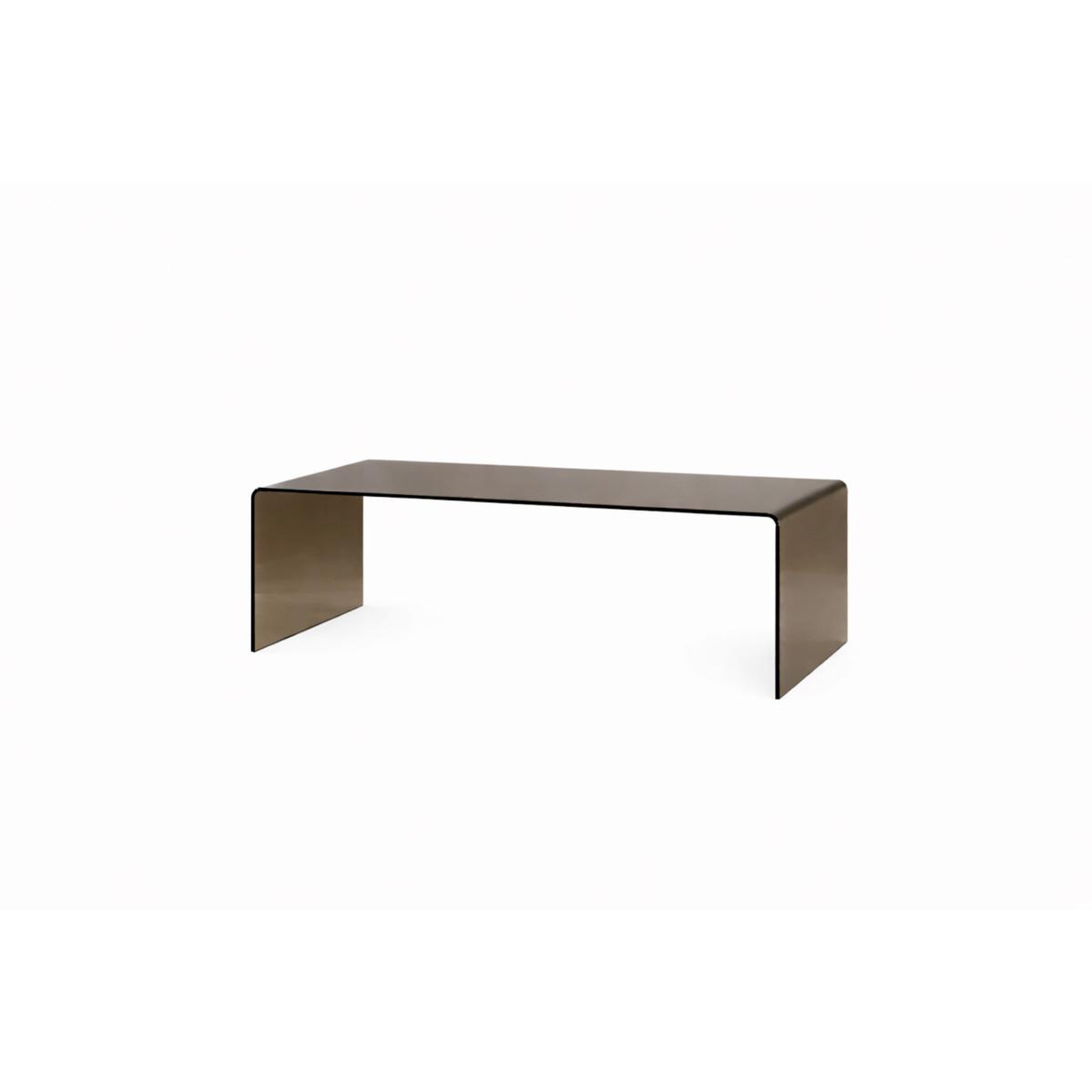 Voir la diapositive 2 : Paris Prix Table basse en verre  telemark  120cm marron
