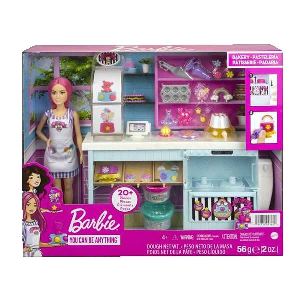 MATTEL Pasticceria Barbie - MATTEL - HGB73 - Playset avec Accessoires - Blanc
