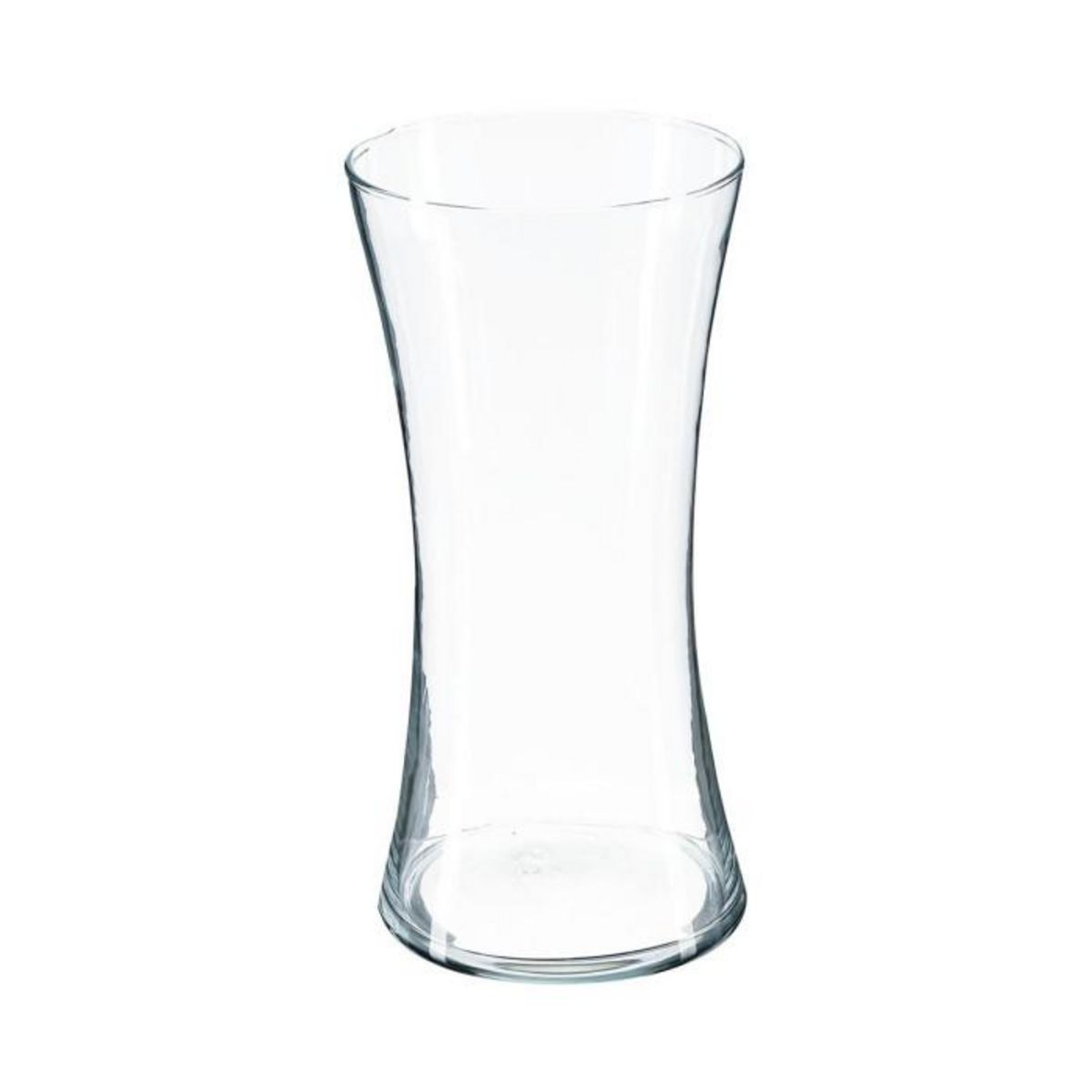 ATMOSPHERA Vase Cintré en Verre  Laika  30cm Transparent