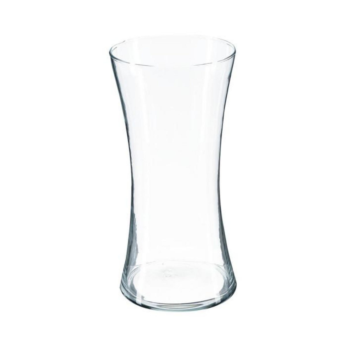 ATMOSPHERA Vase Cintré en Verre  Laika  30cm Transparent