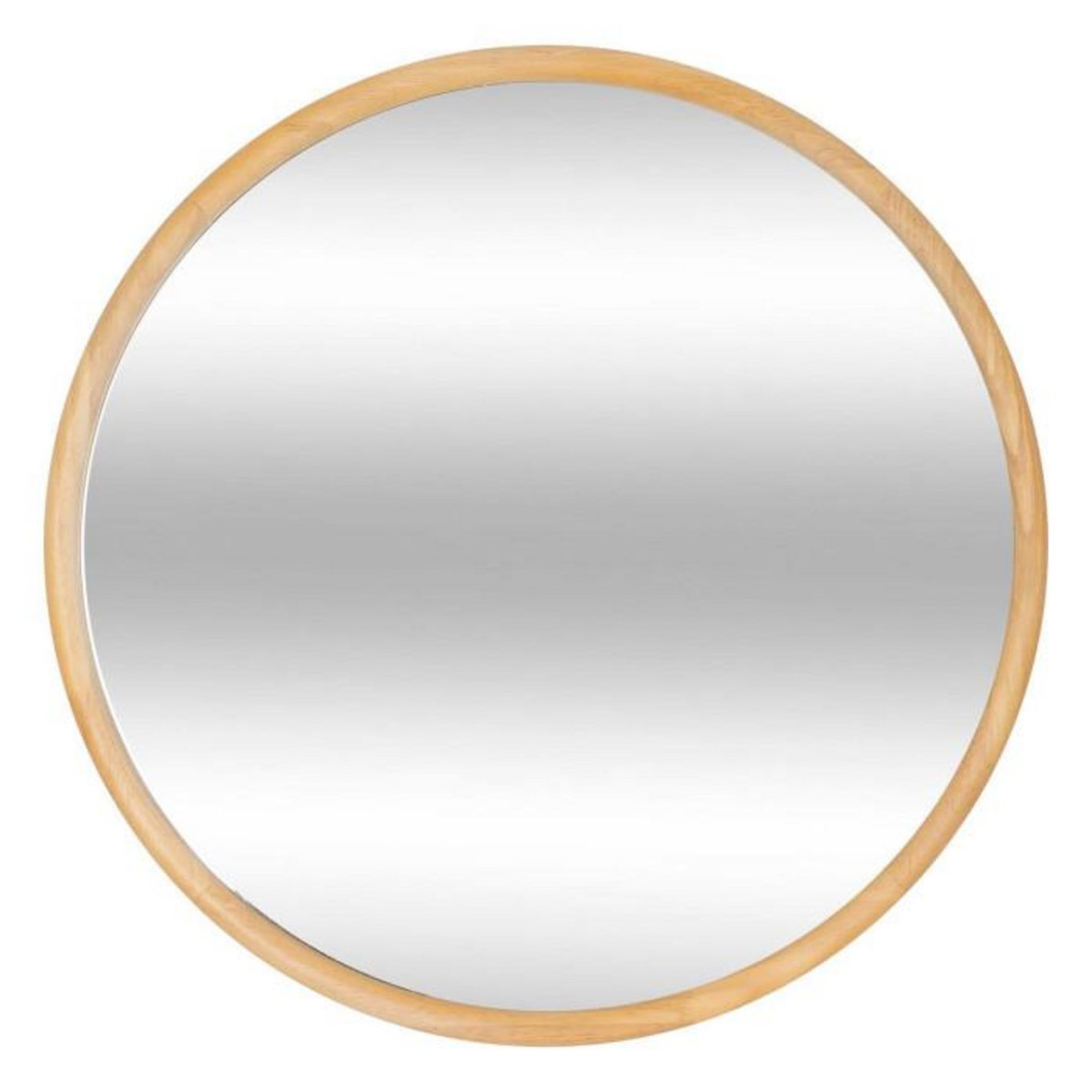 ATMOSPHERA Miroir Mural Rond  Kim  55cm Naturel