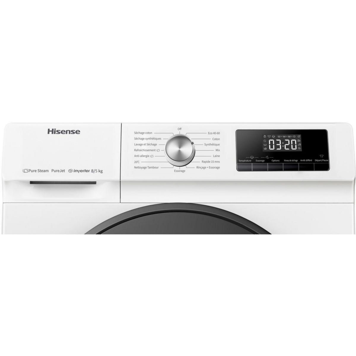 Hisense Lave linge séchant hublot WDQA8014EVJM
