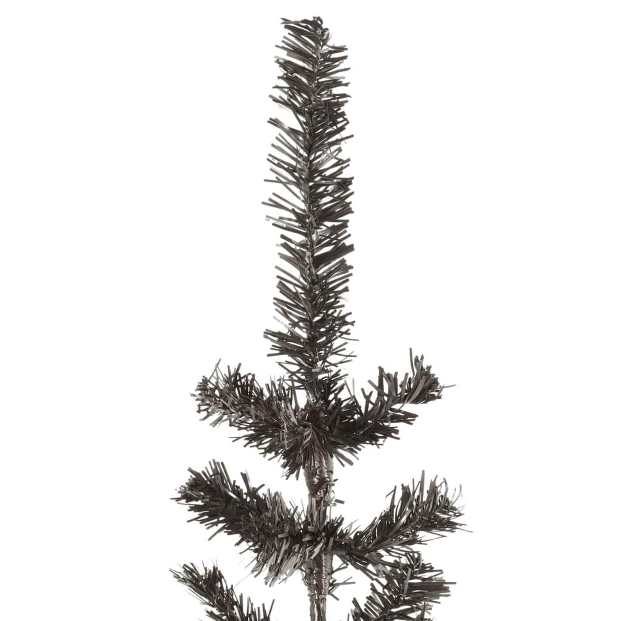 Voir la diapositive 3 : VIDAXL Sapin de Noël etroit Noir 210 cm