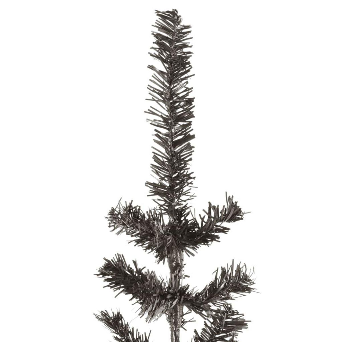 VIDAXL Sapin de Noël etroit Noir 210 cm